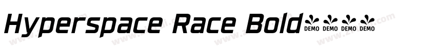 Hyperspace Race Bold字体转换